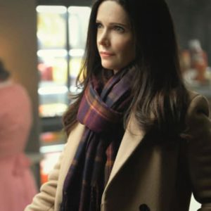 Elizabeth Tulloch Superman and Lois Lane Trench Coat