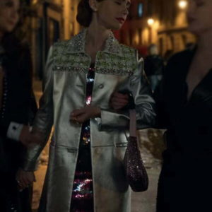 Emily Cooper Emily In Paris S02 Silver Coat