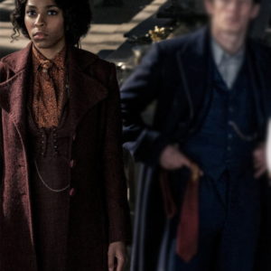 Eulalie Hicks Fantastic Beasts The Secrets of Dumbledore Trench Coat