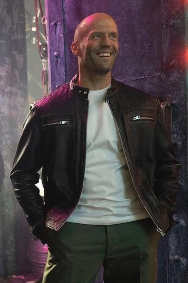Movie Expendables 4 Jason Statham Leather Jacket