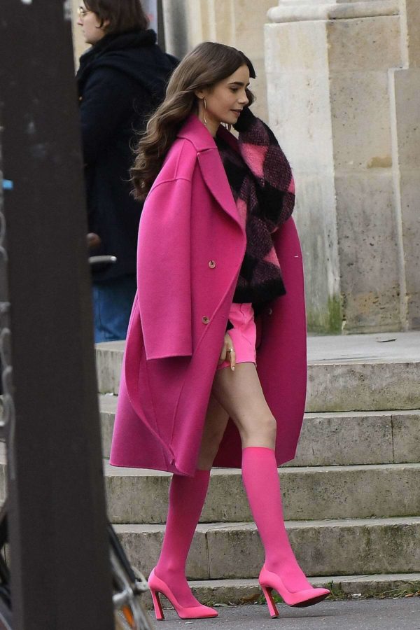 emily in paris pink coat