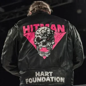 Bret Hart Hitman Black Jacket