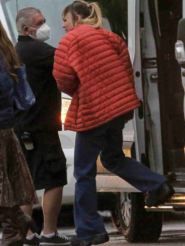 The Flight Attendant Season 2 Cassie Bowden Orange Puffer Jacket