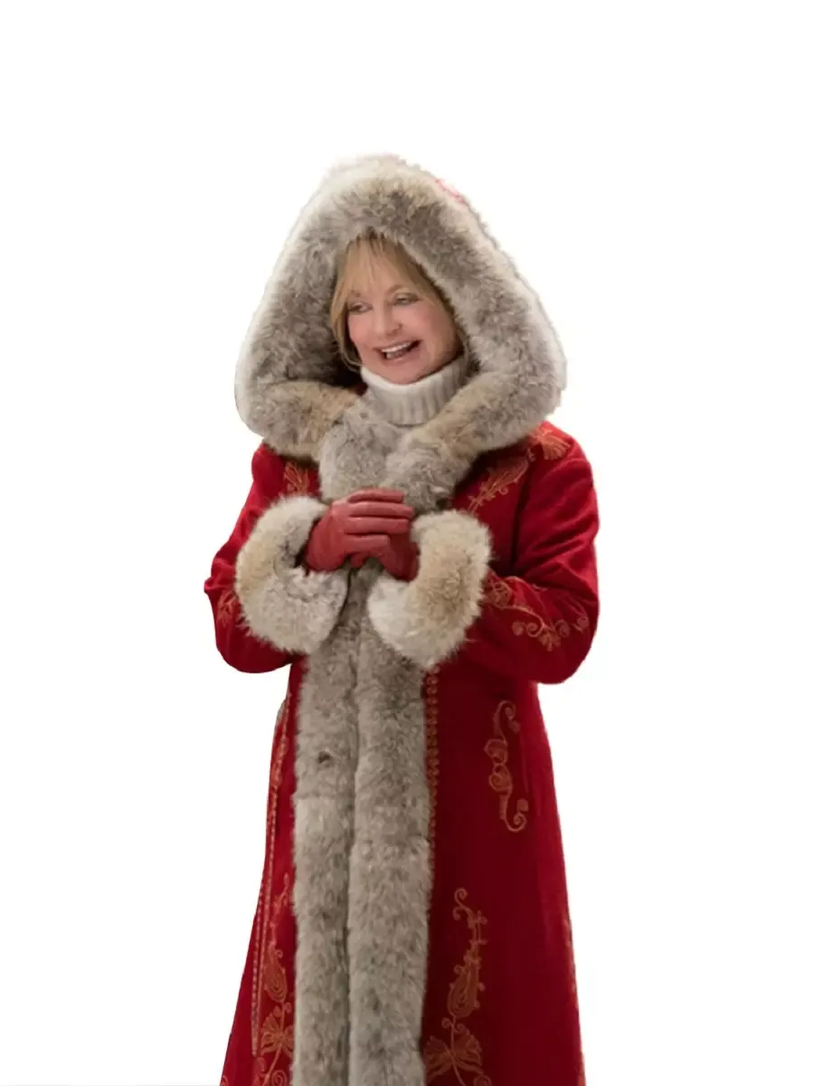 The Christmas Chronicles 2 Goldie Hawn Red Coat