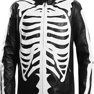 skeleton Leather jacket