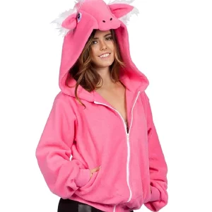 The Pink Unicorn Unisex Costumes Hoodie