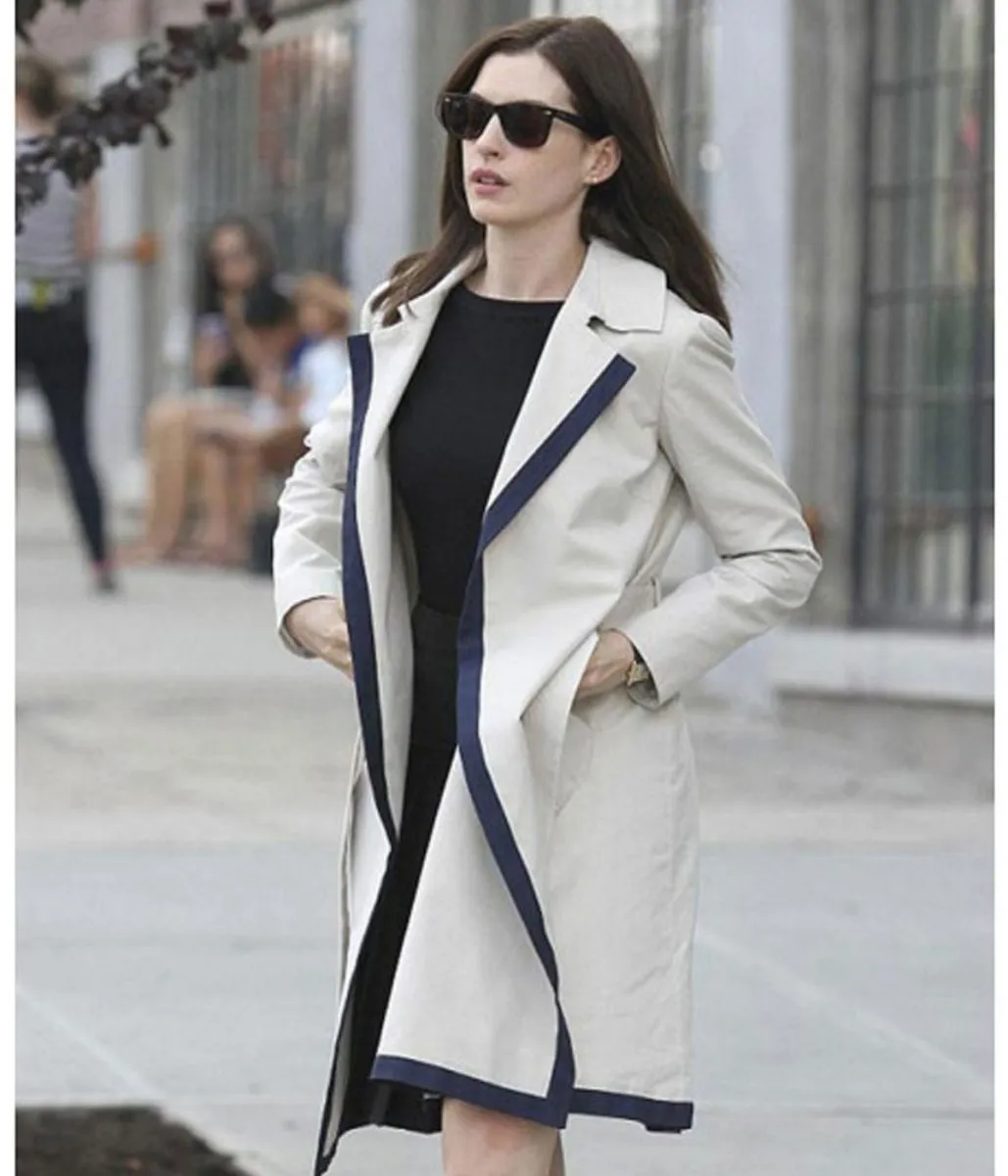Anne Hathaway The Intern Belted Coat