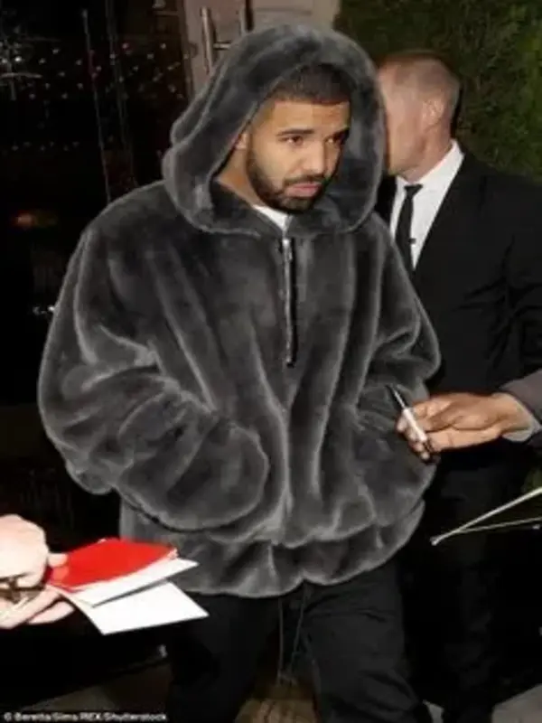 Drake Grey Velvet Jacket