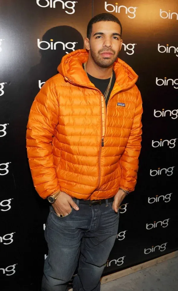 Drake Puffer Orange Jacket