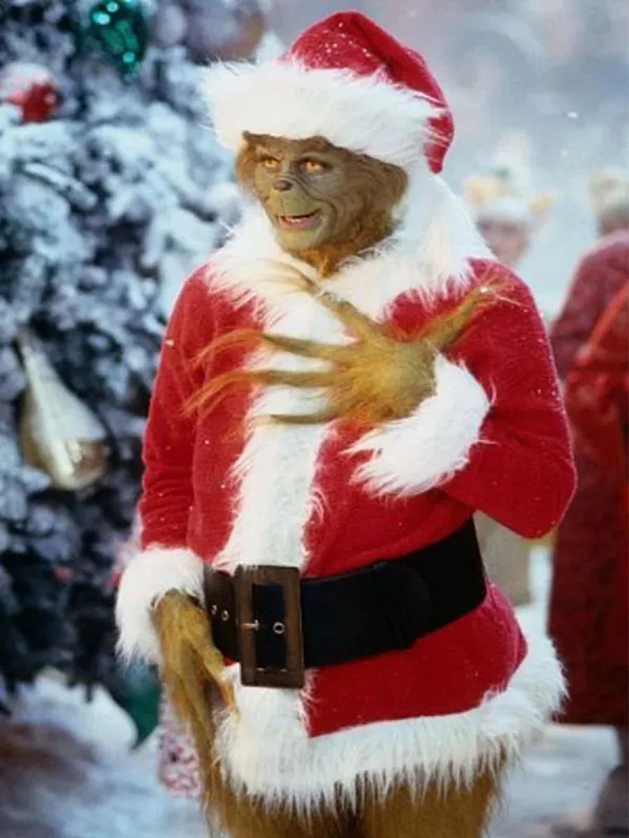 How the Grinch Stole Christmas Jim Carrey Red Coat