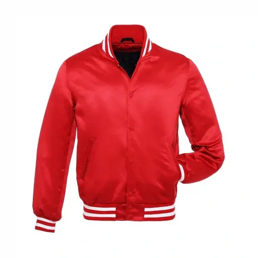 Jesse Red Varsity Jacket