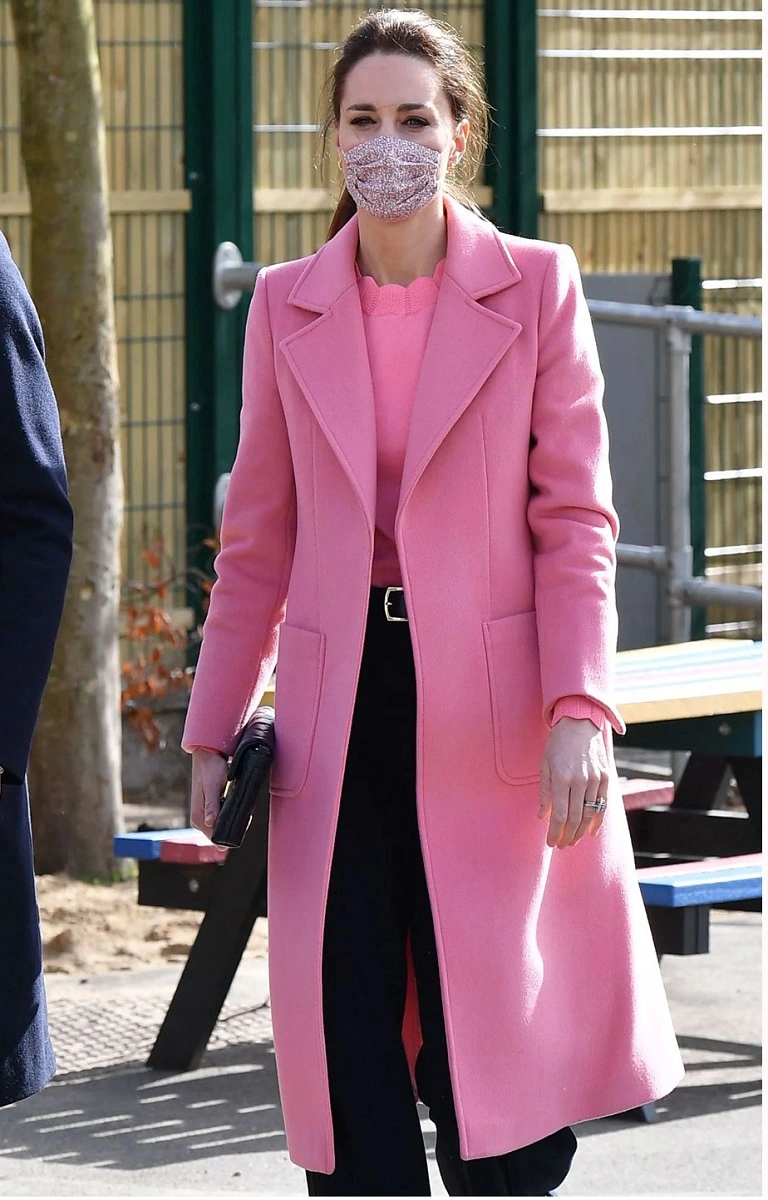 Kate Middleton Pink Trench coat