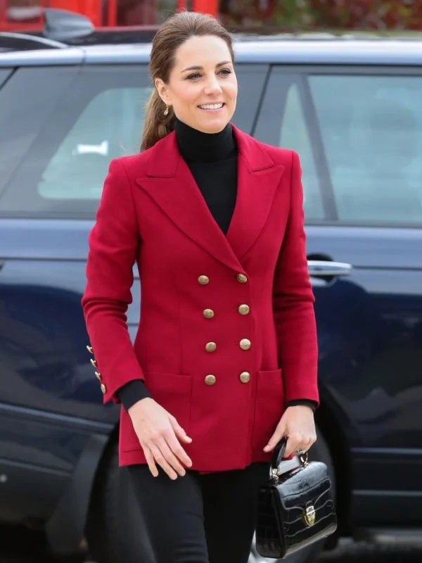 Princess Kate Middleton Double Breasted Peacoat