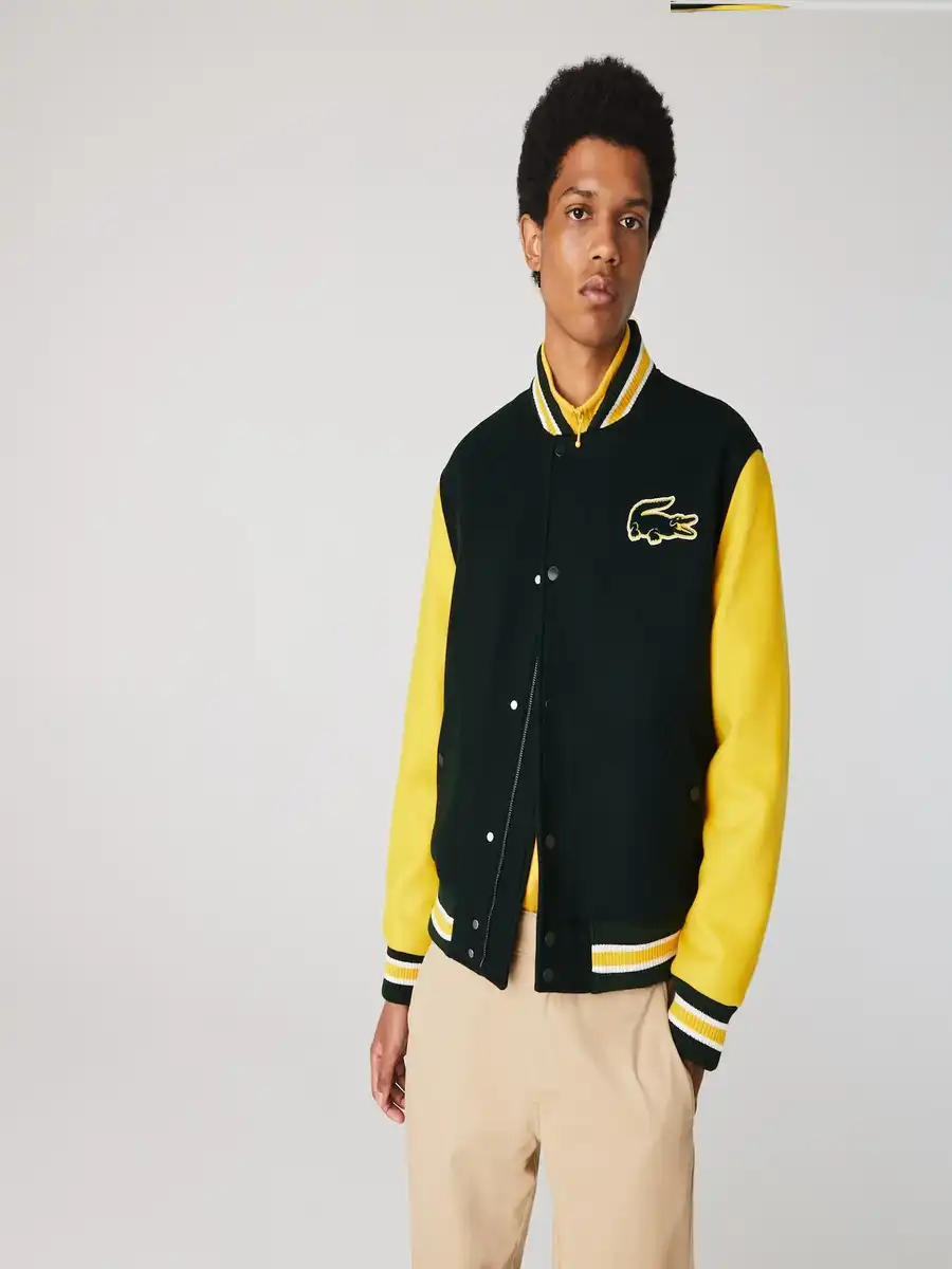 Live Two-Tone Green and Yellow Jacket