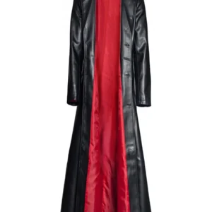 Mens Gothic Steampunk Coat Pvc Leather