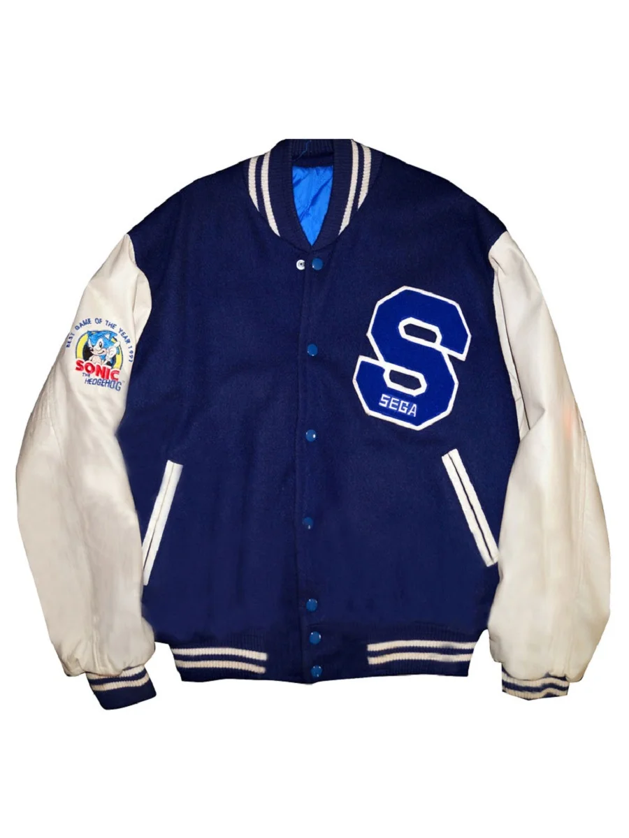 Michael Jackson Blue Varsity Jacket - Theleatherz