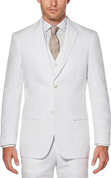 Perry Ellis Men's Linen-Blend Suit Jacket Blazer