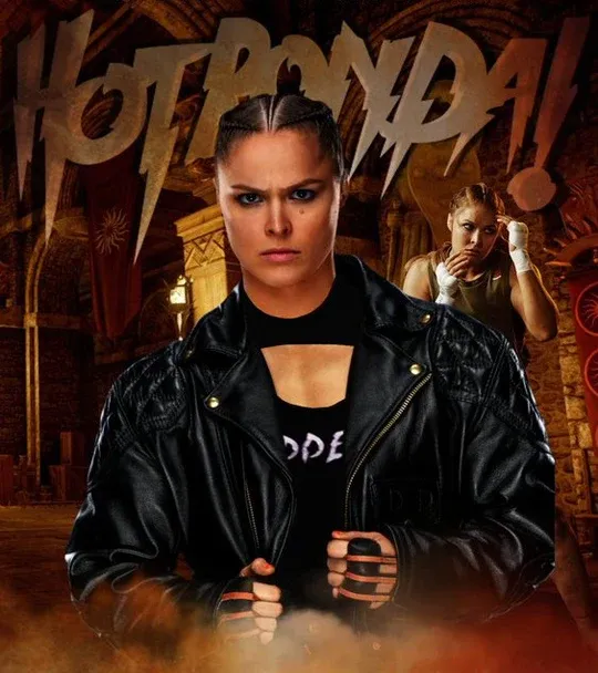 Ronda Rousey Royal Rumble In WWE Return Leather Jacket
