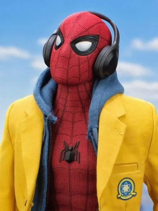 Spiderman Homecoming Yellow Wool Jacket