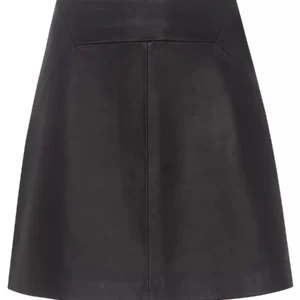 Whistles A-Line Mini Leather Skirt