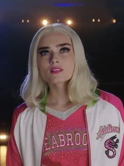 Zombies 3 2022 Meg Donnelly Pink and White Jacket