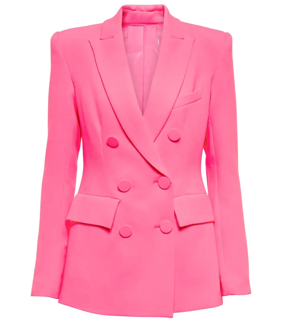 women's Pink Landon crepe blazer Coat
