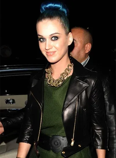 Katy Perry Black Leather Jacket