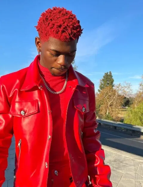 Lil Nas X Red Leather Jacket