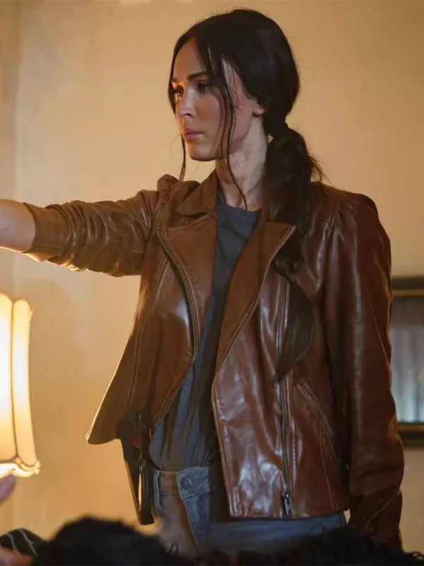 Megan Fox Midnight in the Switchgrass Leather Jacket