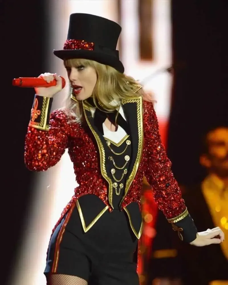 The Red Tour Taylor Swift Red Tail Coat