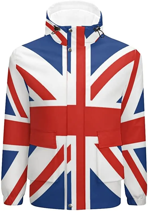 Union Jack UK Flag Printed Short Jacket | TheLeatherz