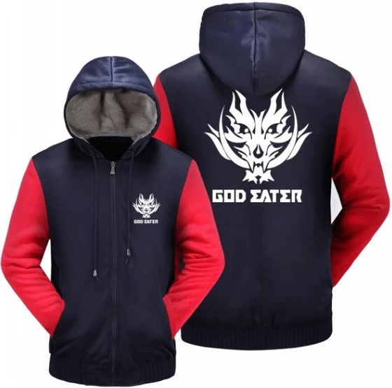God Eater Anime Men & Women Super Warm Hoodie Jacket