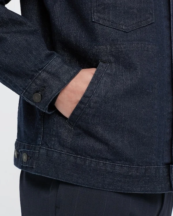 Men Denim Trucker Jacket