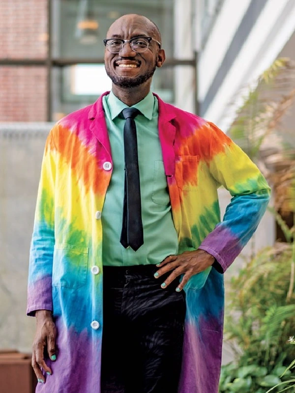 Vanessa Leroy Rainbow Lab Coat