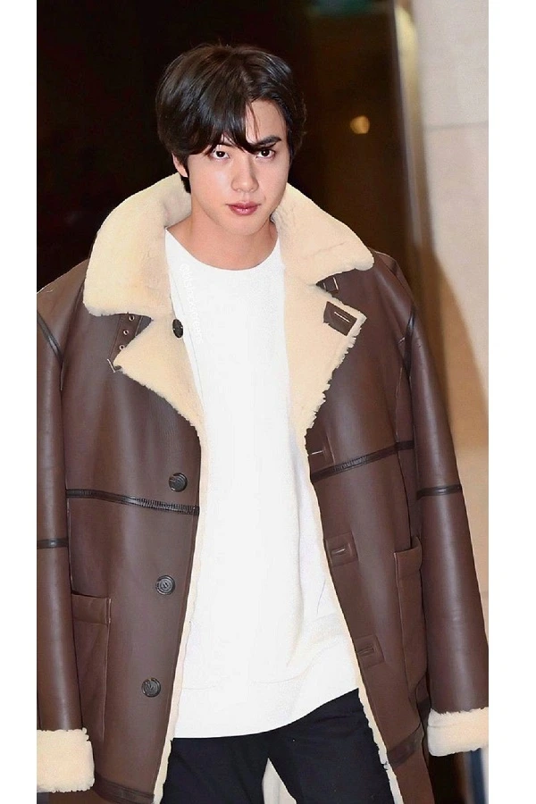BTS Kim Taehyung Shearling Coat
