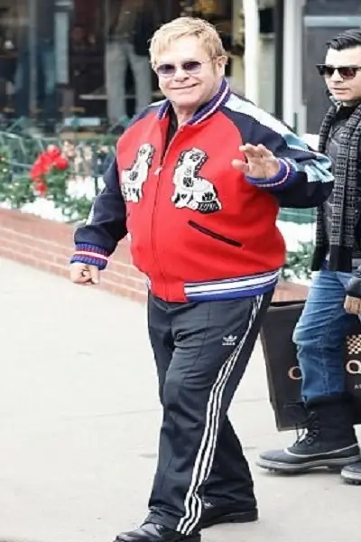 Elton John Red Bomber jacket