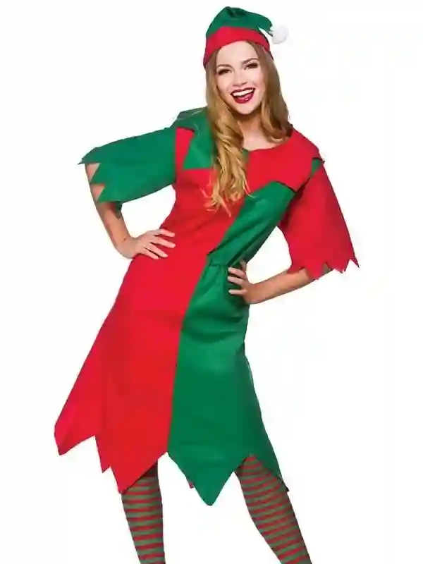 Ladys Elf Costume Suit