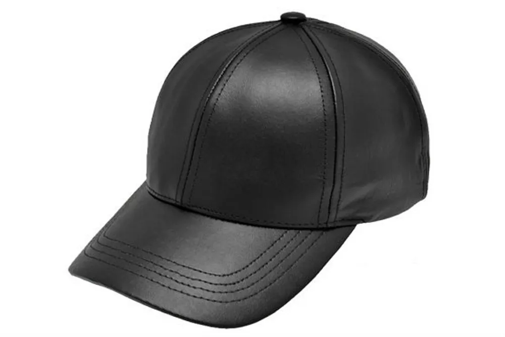 Leather Baseball Cap Fitted