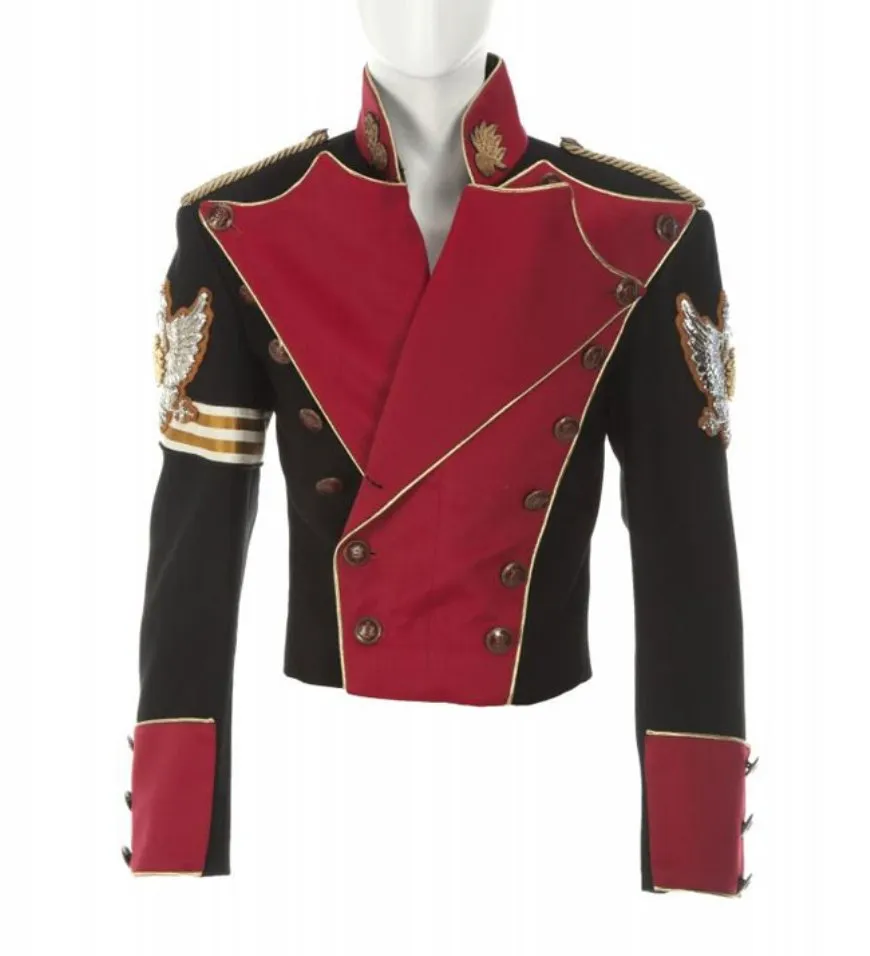Michael Jackson Double Breasted Cotton Jacket