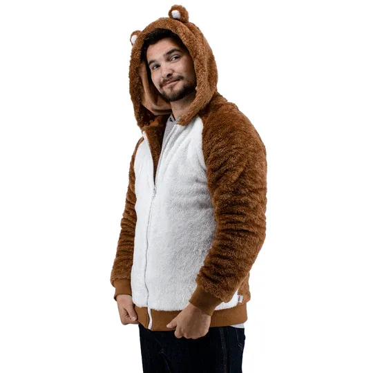 Teddy Bear Costume Hoodie Jacket