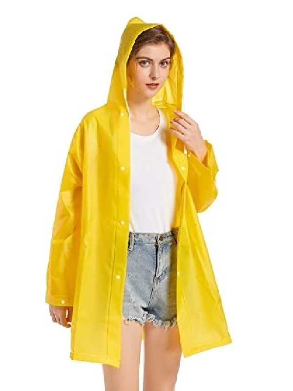 Classic Raincoat Thigh length Waterproof With Hooded 
