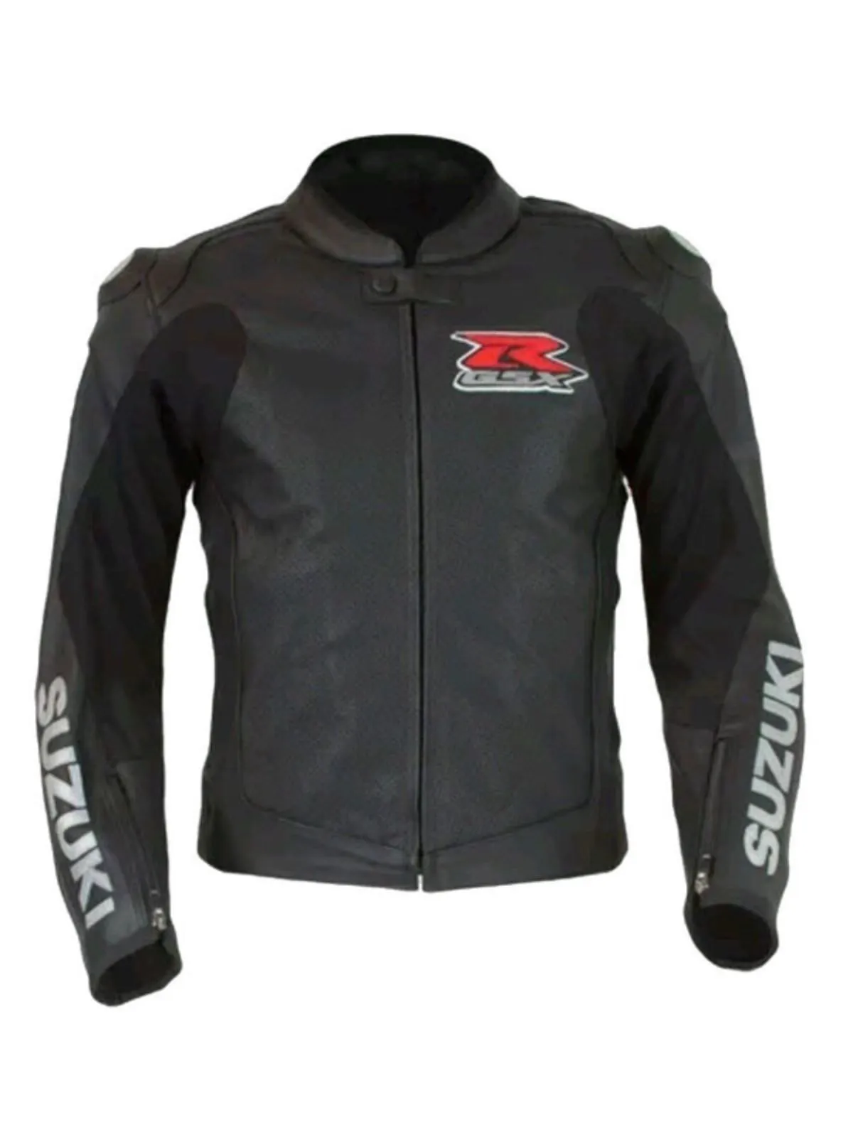 GSX-R Black Leather Jacket | The Leatherz